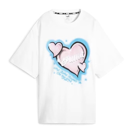 Puma Basketball Spiel Liebe SS Tee "White"