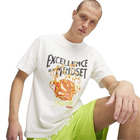 Puma Basketball Hoops Excellence Tee "Weiß"