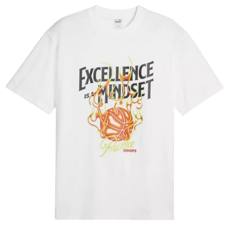 Puma Basketball Hoops Excellence Tee "Weiß"