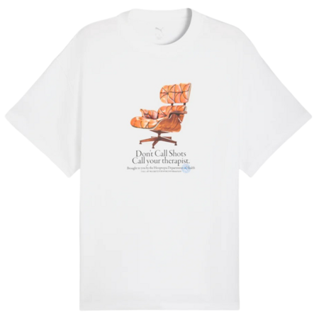 Puma Basketball Hooptopian Health Tee "White"