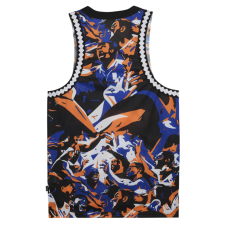 Puma Basketball Rival Rage AOP Mesh Tank "Vivid Blue-AOP"