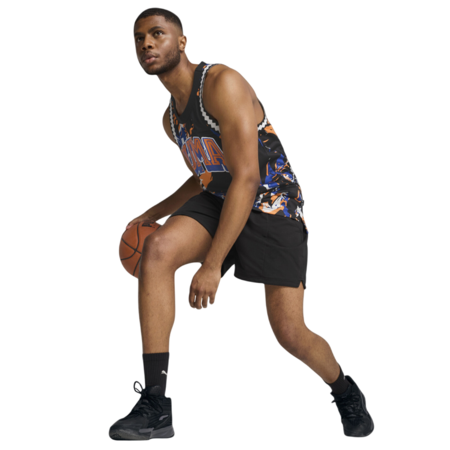 Puma Basketball Rival Rage AOP Mesh Tank "Vivid Blue-AOP"