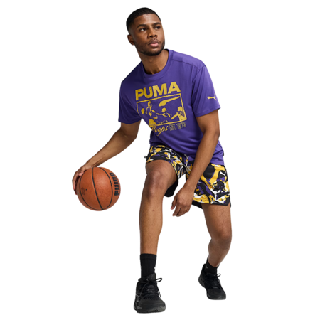 Puma Basketball Rival Rage Tee 1 "Team Violet"