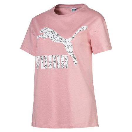 Puma Classics Logo Fill Tee AOP