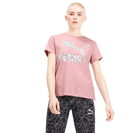 Puma Classics Logo Fill Tee AOP