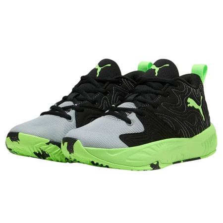 Puma Court Pro 3 Jr. "Black-Green-Gray"