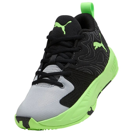 Puma Court Pro 3 Jr. "Black-Green-Gray"