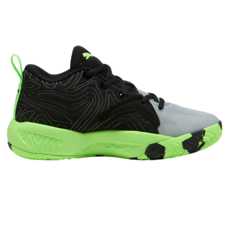 Puma Court Pro 3 Jr. "Black-Green-Gray"