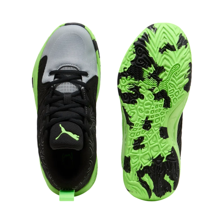 Puma Court Pro 3 Jr. "Black-Green-Gray"