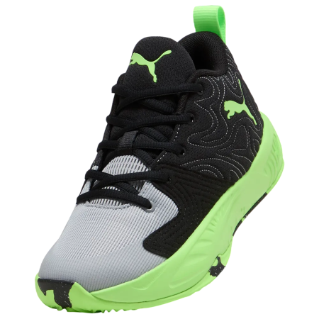 Puma Court Pro 3 Jr. "Black-Green-Gray"