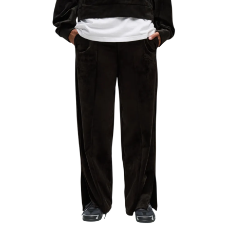 Puma ESS ELEVATED Comfort Velour Straight Leg Pants "Black"