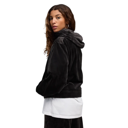 Puma ESS ELEVATED Standard Velour Hoodie "Black"