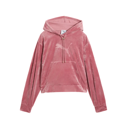 Puma ESS ELEVATED Standard Velour Hoodie "Dusky Rosewood"