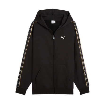 Puma ESS ELEVATED TAPE Relaxed Full-Zip Hoodie FL "Black"