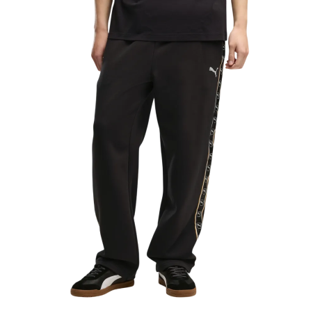Puma ESS ELEVATED TAPE Relaxed Sweatpants FL op "Black"