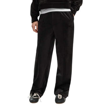 Puma ESS ELEVATED Velour Straight Leg Pants G "Black"