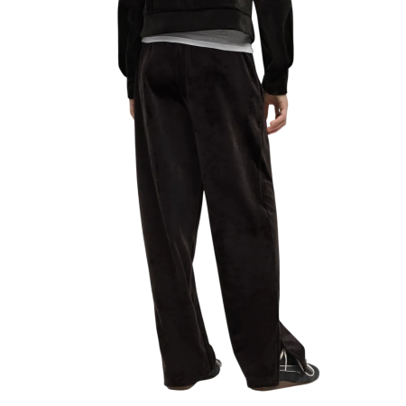 Puma ESS ELEVATED Velour Straight Leg Pants G "Black"