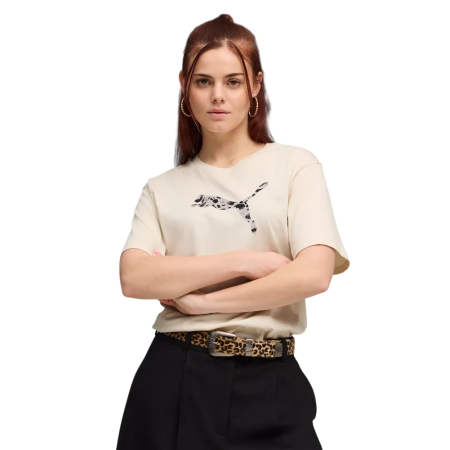 Puma ESS GRAPHIC Animal Relaxed Tee "Alpine Snow"