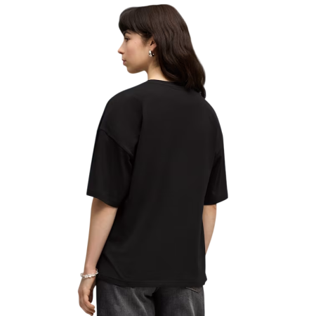 Puma ESS GRAPHICS LEO LUXE Bedazzled Oversized Tee "Black"