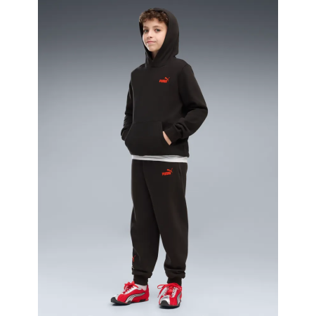 Puma ESS LOGO LAB Brand Back Graphic Hoodie FL B "Black"
