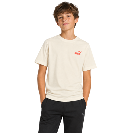 Puma ESS LOGO LAB Brand Back Graphic Tee B "Alpine Snow"