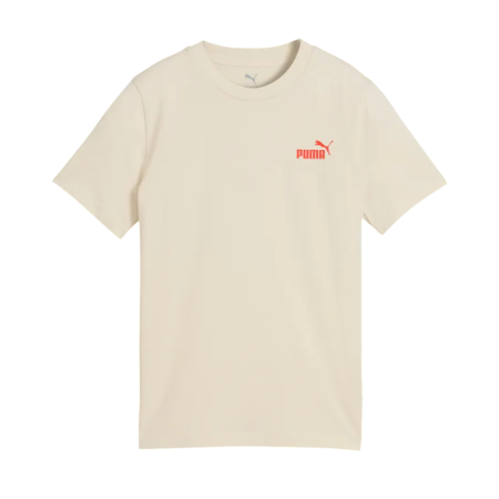 Puma ESS LOGO LAB Brand Back Graphic Tee B "Alpine Snow"