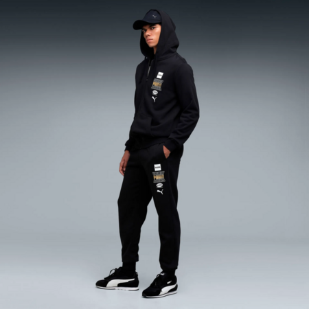 Puma ESS LOGO LAB Holiday Sweatpants FL cl "Black"