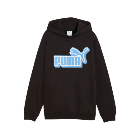 Puma ESS LOGO LAB Relaxed Hoodie FL B "Black"