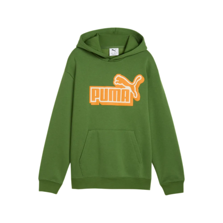 Puma ESS LOGO LAB Relaxed Hoodie FL B "Earthy Green"