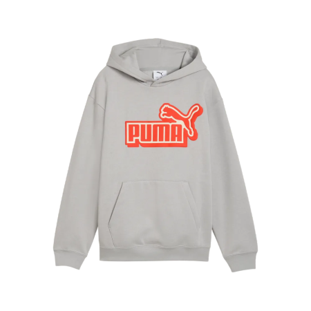 Puma ESS LOGO LAB Relaxed Hoodie FL B "Gray Echo"