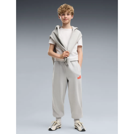 Puma ESS LOGO LAB Relaxed Sweatpants FL B "Gray Echo"