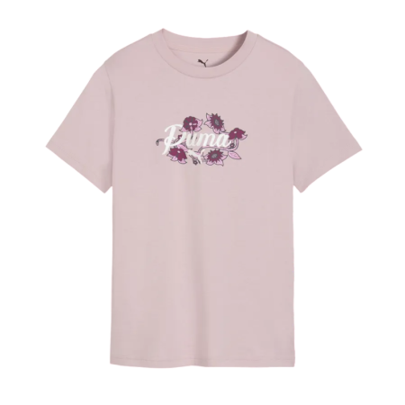 Puma ESS NATURE 2.0 Graphic Tee G "Misty Pink"