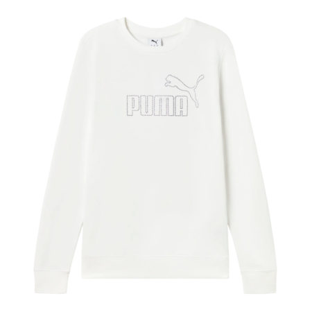 Puma ESS Rhinestone CREW TR "White"