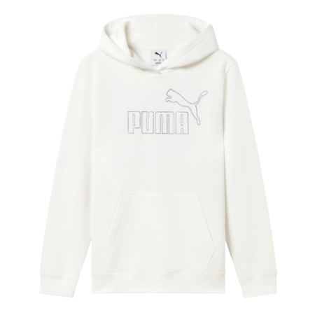 Puma ESS Rhinestone HOODIE TR G "White"