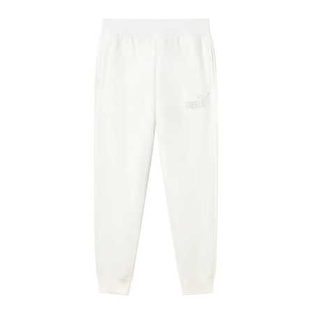 Puma ESS Rhinestone LOGO PANTS TR "White"