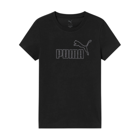 Puma ESS Rhinestone TEE "Black"