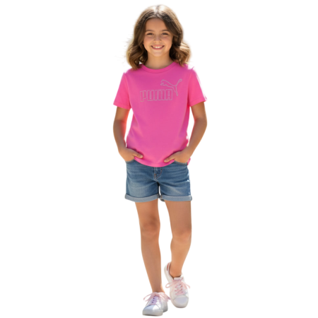 Puma ESS Rhinestone TEE G "Mauve Pop"