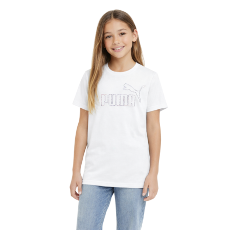 Puma ESS Rhinestone TEE G "White"