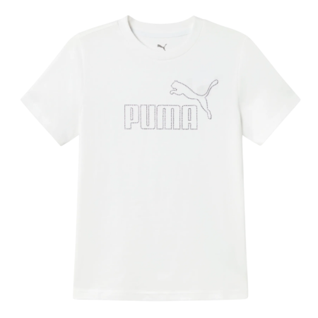 Puma ESS Rhinestone TEE G "White"