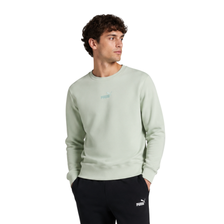 Puma ESS Small No.1 Logo centered Crew FL "Soft Grass"