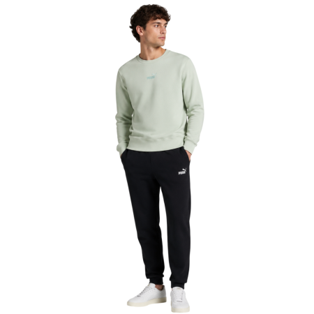 Puma ESS Small No.1 Logo centered Crew FL "Soft Grass"