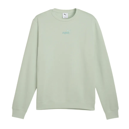 Puma ESS Small No.1 Logo centered Crew FL "Soft Grass"