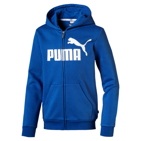 Puma Junior Essentials Logo Kapuzenjacke FL