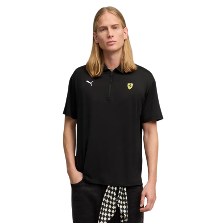 Puma Ferrari Cloudspun Polo "Schwarz"