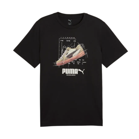 Puma GRAPHICS Sneaker Tee "Black"