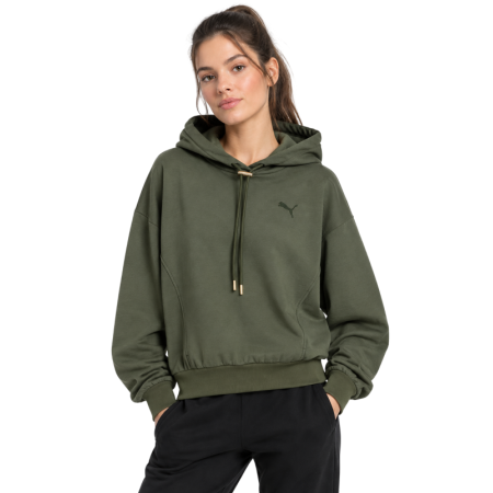 Puma HER Relaxed Hoodie FL "Moss Veil"