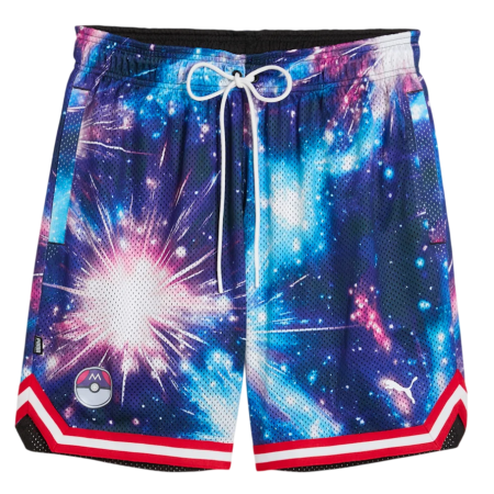 Puma Hoops x Pokémon Mewtwo Short "Black-AOP"