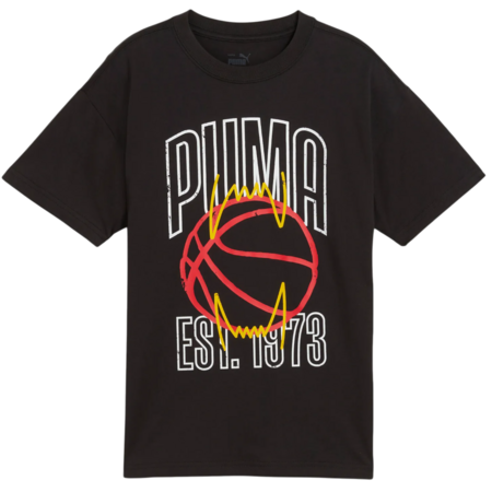 Puma Junior Basketball Winning Shot Tee "White"