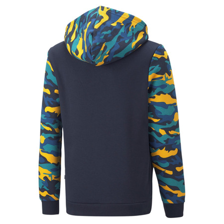 Puma Junior ESS+ Camo Hoodie FLEISCH