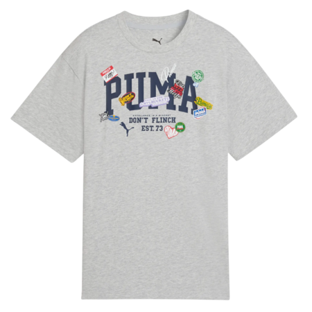 Puma Kids Baskeball HooperHotline Tee "Ligth Gray"
